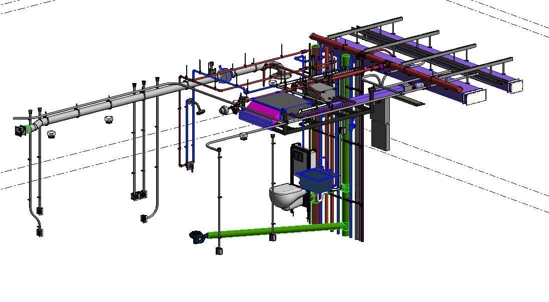 2ENDZ 3D MEP Module Coordination Model